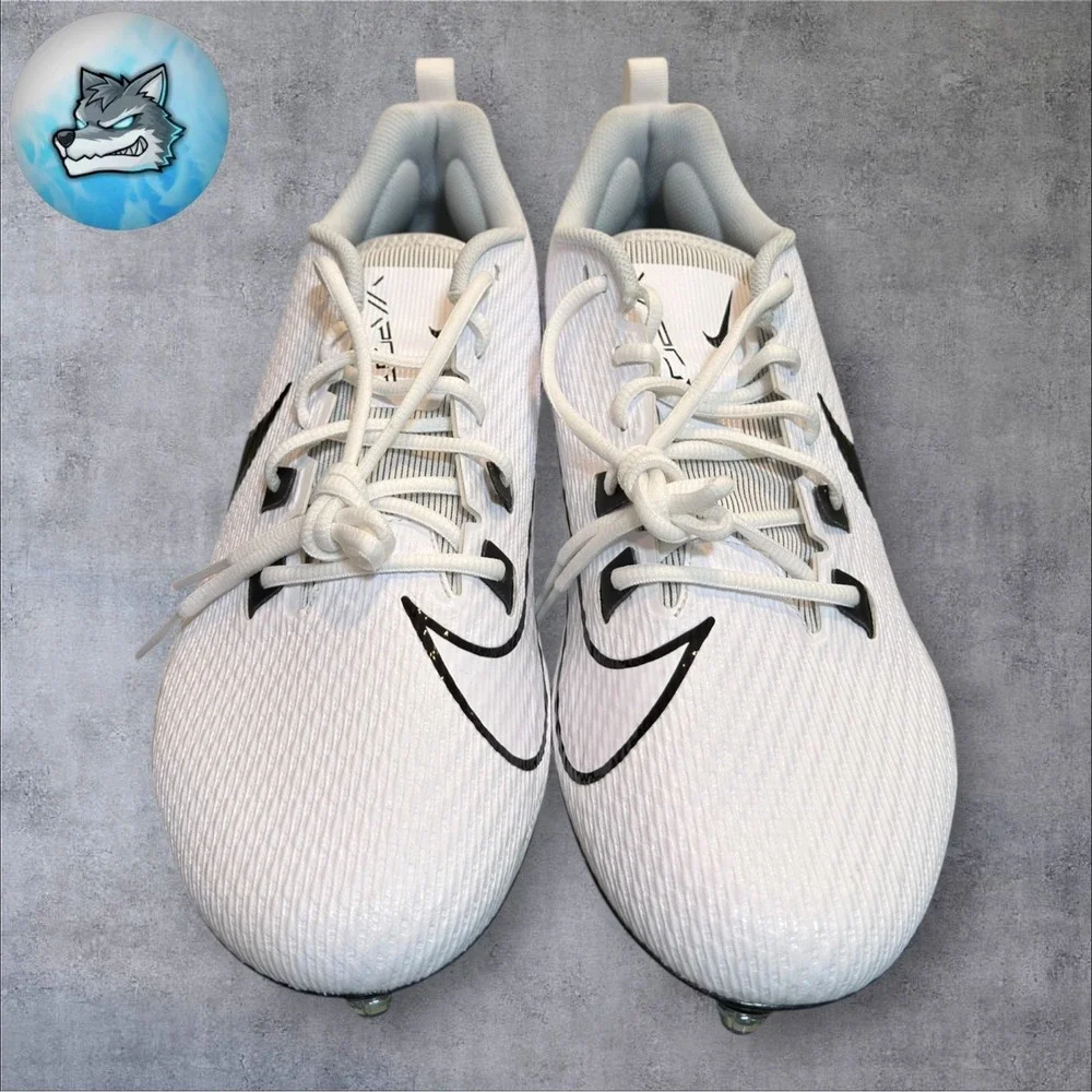 Men's Nike Vapor Edge Speed 360 2 D Football Cleats White FJ7093-100 Size 13.5 W